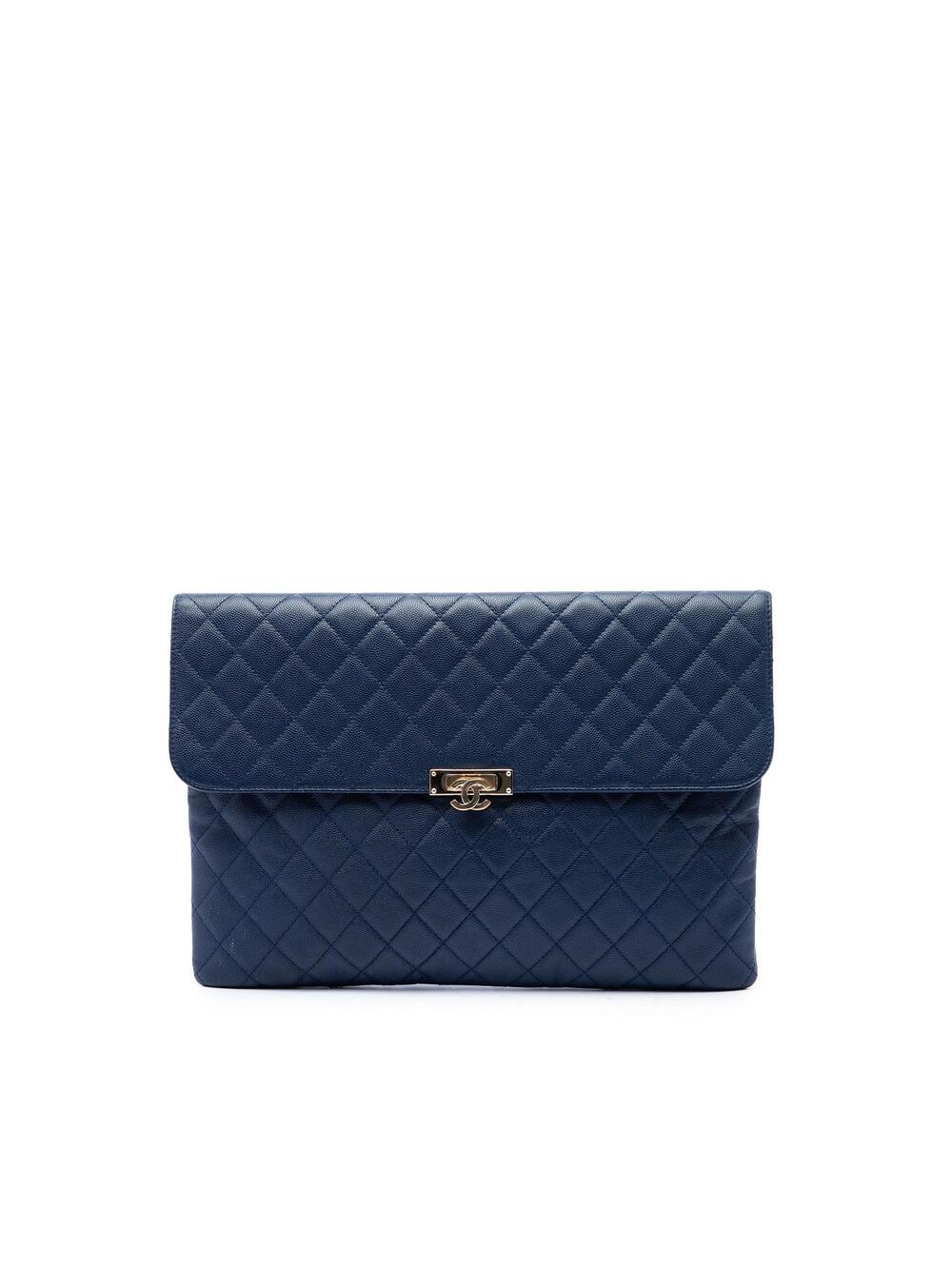 Chanel Large Quilted Caviar Golden #363928C11B